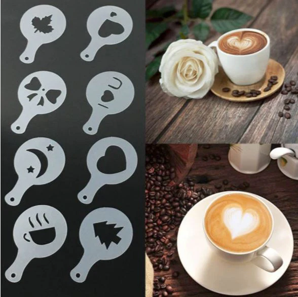 Coffee Designing Plates (Set of 16 pcs) - Image 3