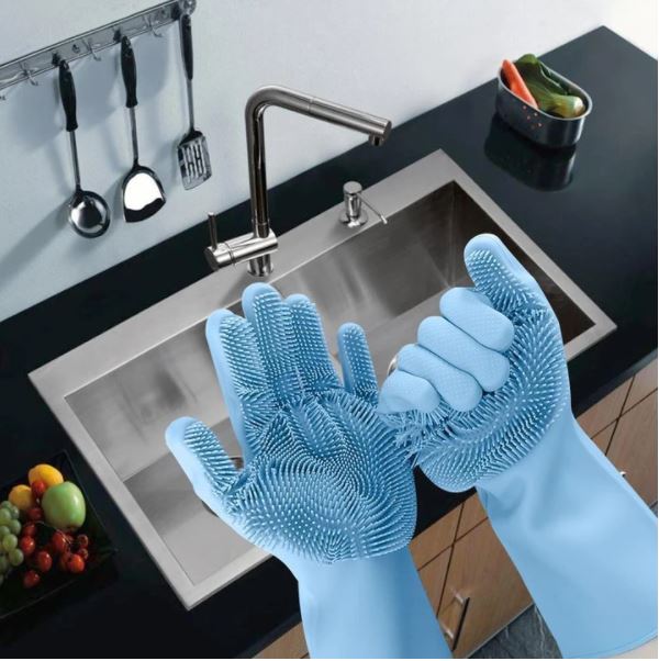 Silicon Dishwashing Gloves - Image 3